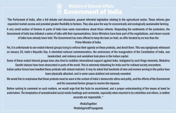 India's Reformist Legislation on Agriculture